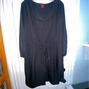Shirt dress w/ elastic & tie waist XXL